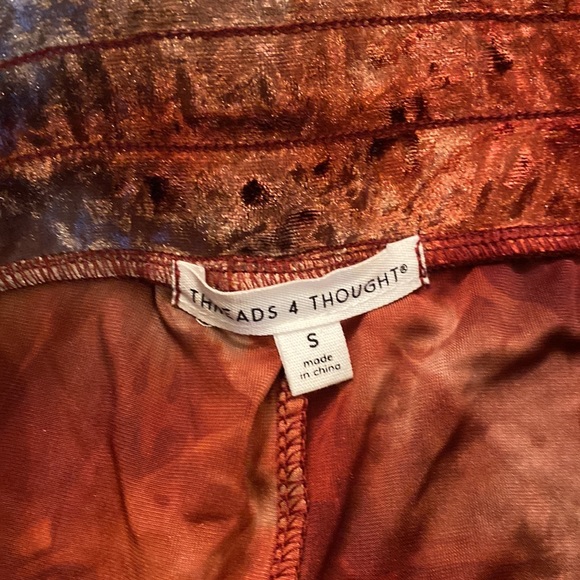 NWOT - cozy, velvety holiday lounge pants - Picture 4 of 5